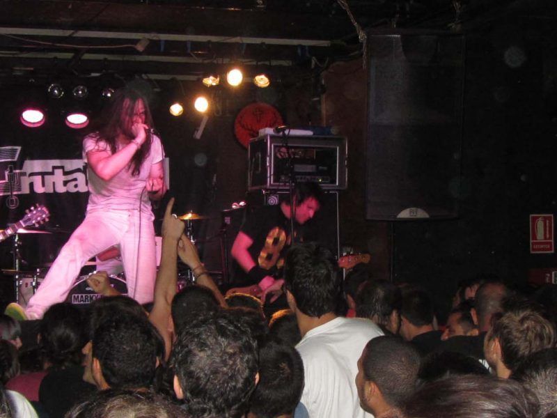 Concierto de Marky Ramone y Andrew WK en Gruta 77 de Madrid