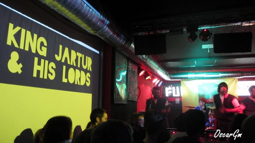 King Jartur and His Lords actuaron en el II Aniversario del blog musical Mi Chambergo