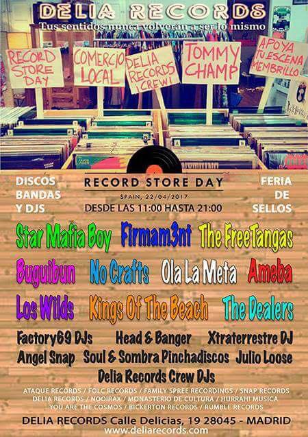 Delia Records celebra el Record Store Day 2017.