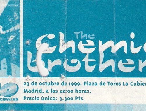 The Chemical Brothers presentaron en concierto su disco Surrender en La Cubierta de Leganés en 1999