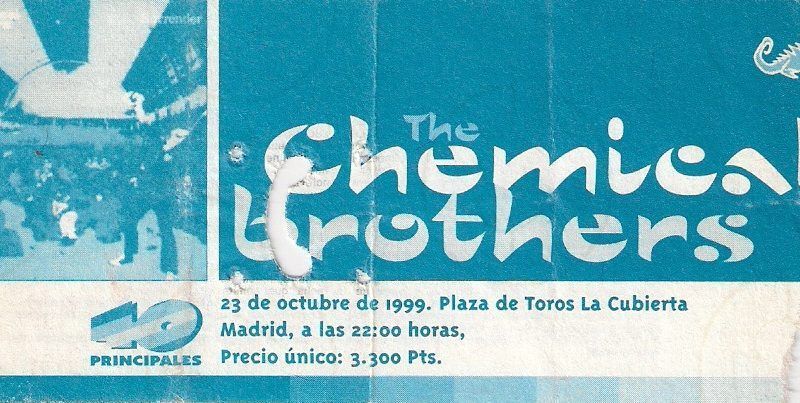 The Chemical Brothers presentaron en concierto su disco Surrender en La Cubierta de Leganés en 1999