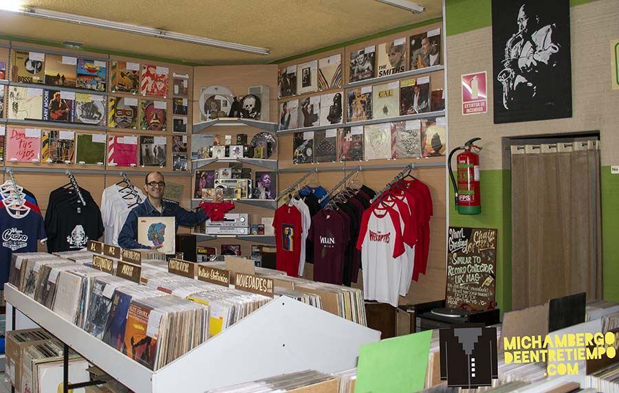 tienda de discos de vinilo